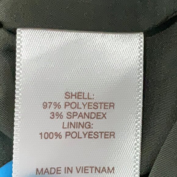 NWT Eva Mendes for New York & Company green stripe retro dress, Size 2 - Picture 7 of 7